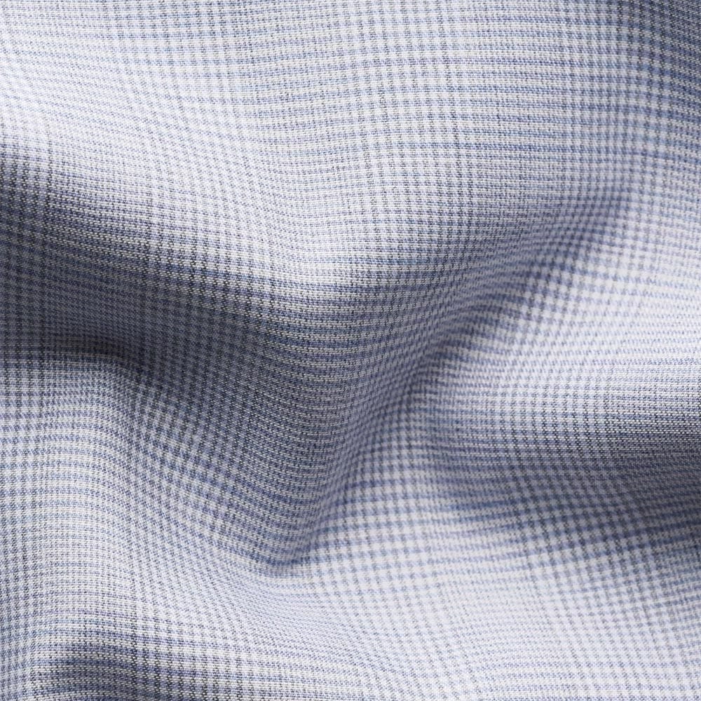 Contemporary Fine Twill Shirt - Purple Check
