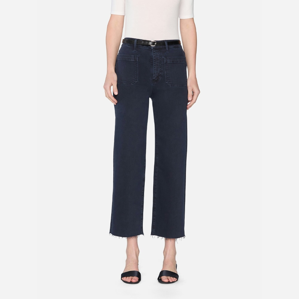 The Anchor Pant - Navy Raw Fray