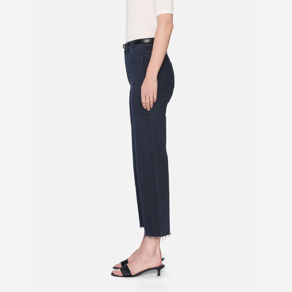 The Anchor Pant - Navy Raw Fray