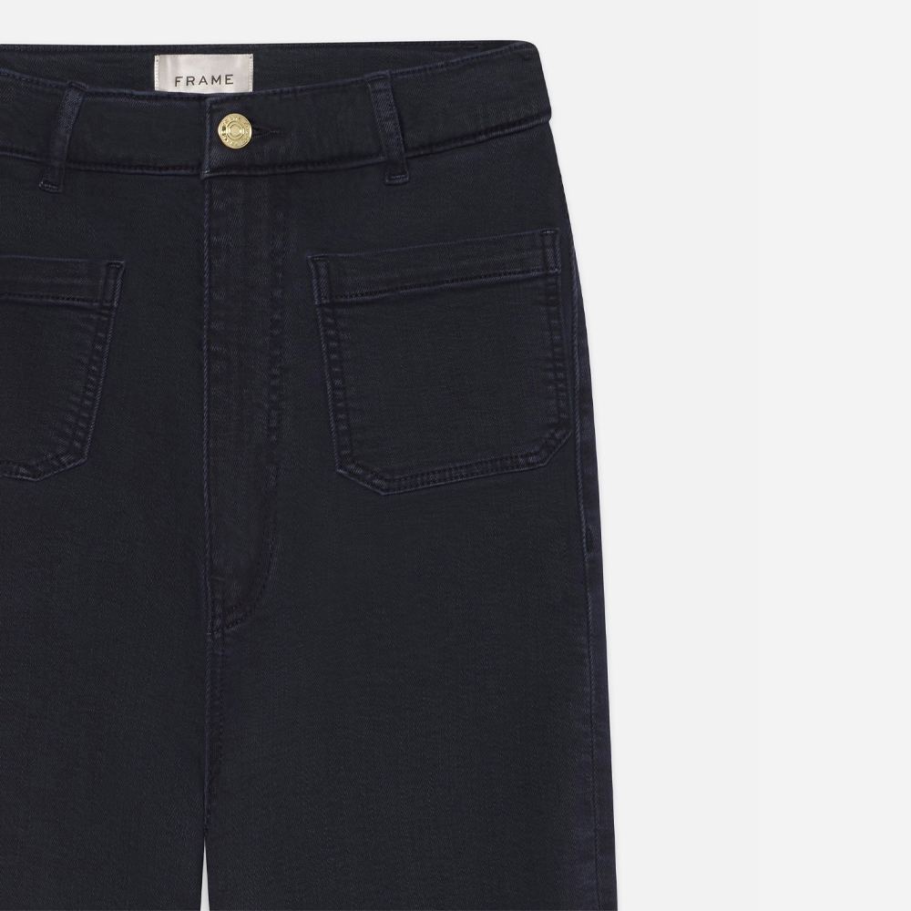 The Anchor Pant - Navy Raw Fray