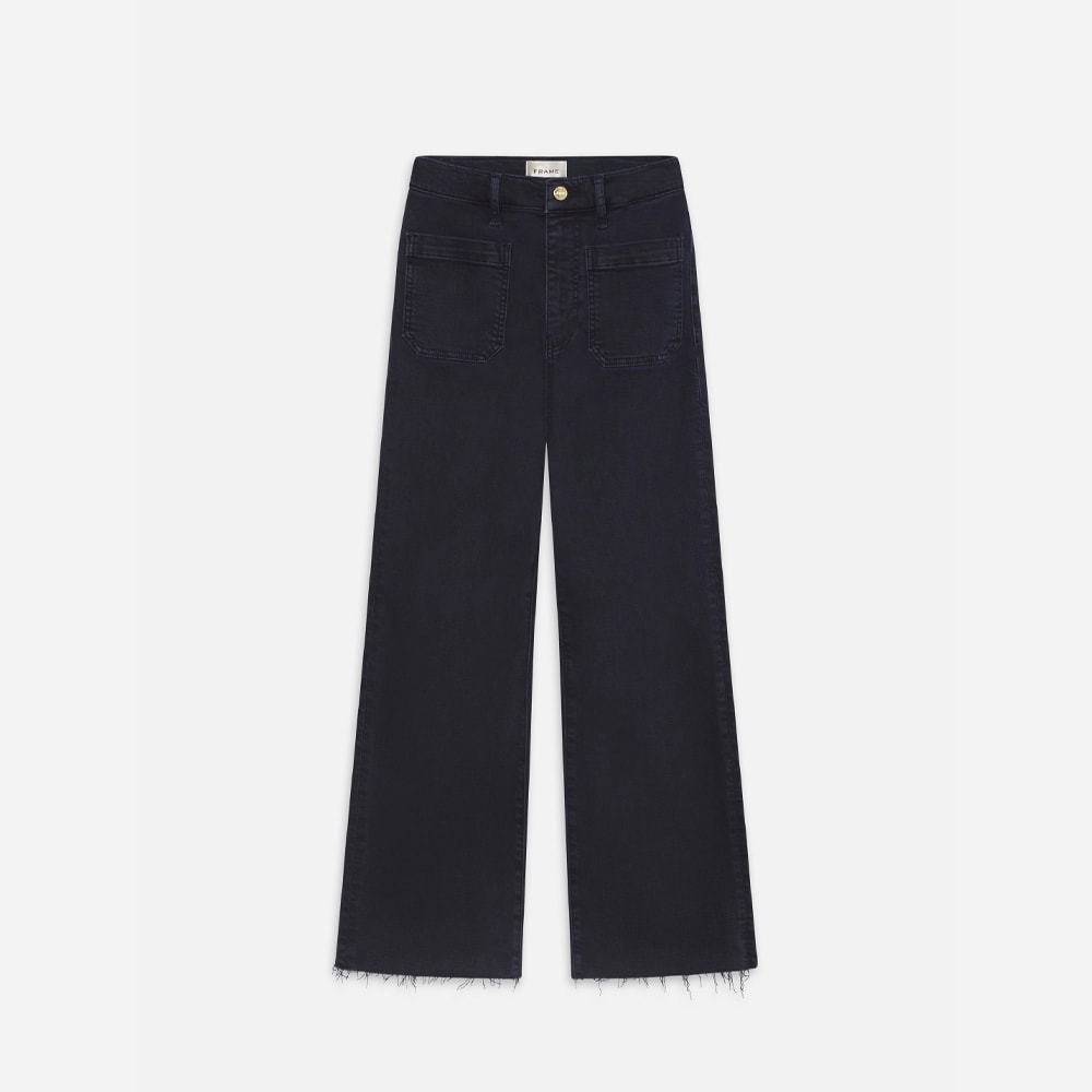 The Anchor Pant - Navy Raw Fray