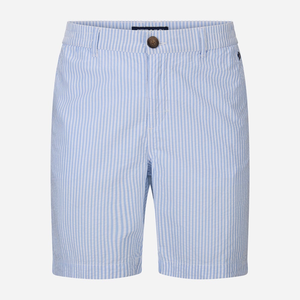 Seersucker Shorts - Blue White