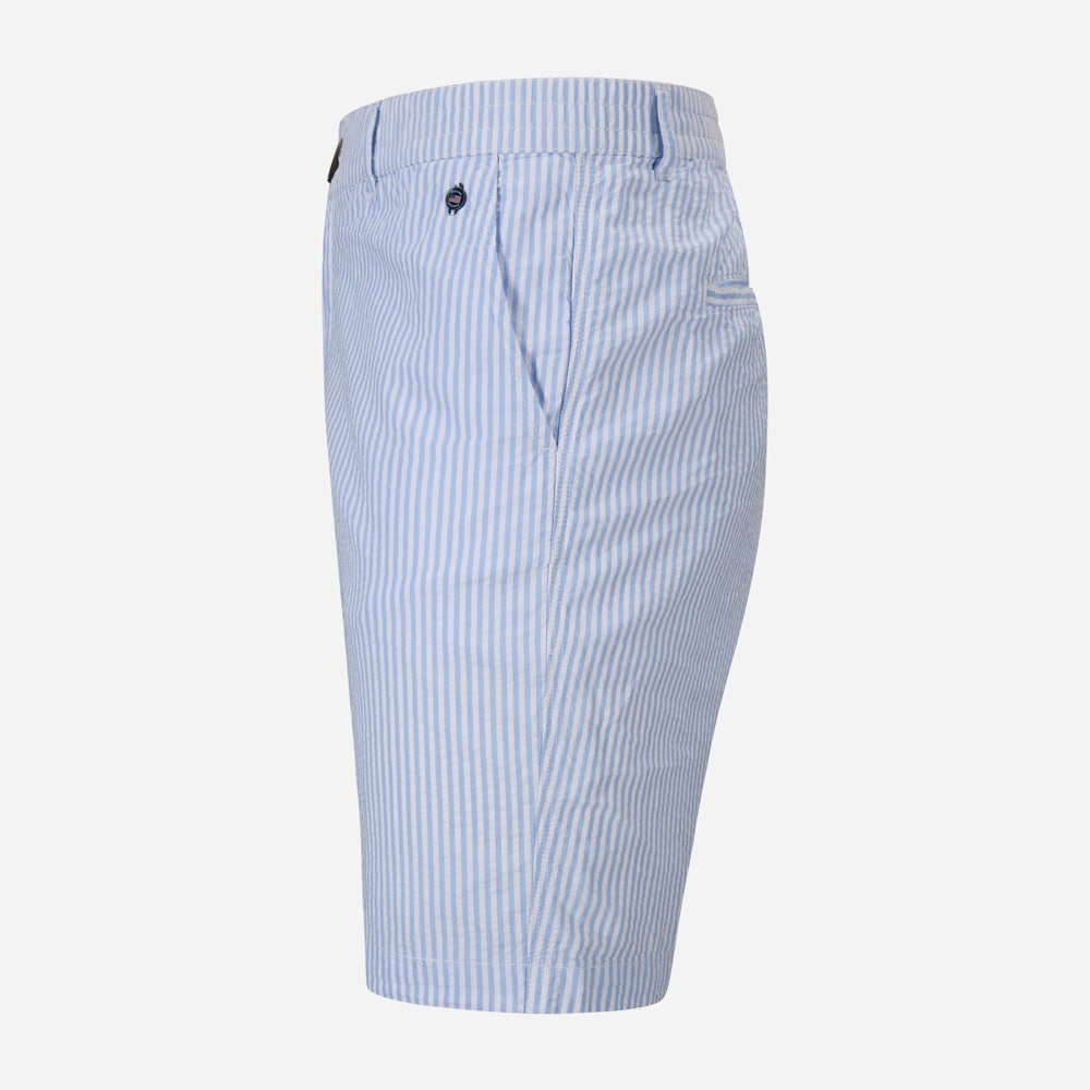 Seersucker Shorts - Blue White