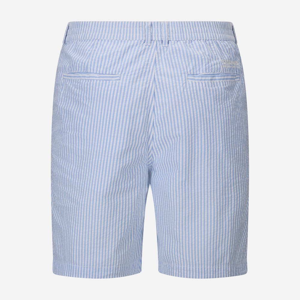 Seersucker Shorts - Blue White