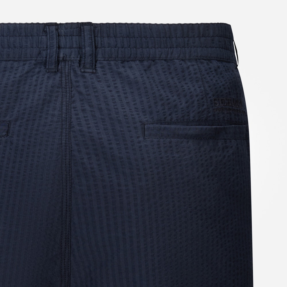 Seersucker Shorts - Navy