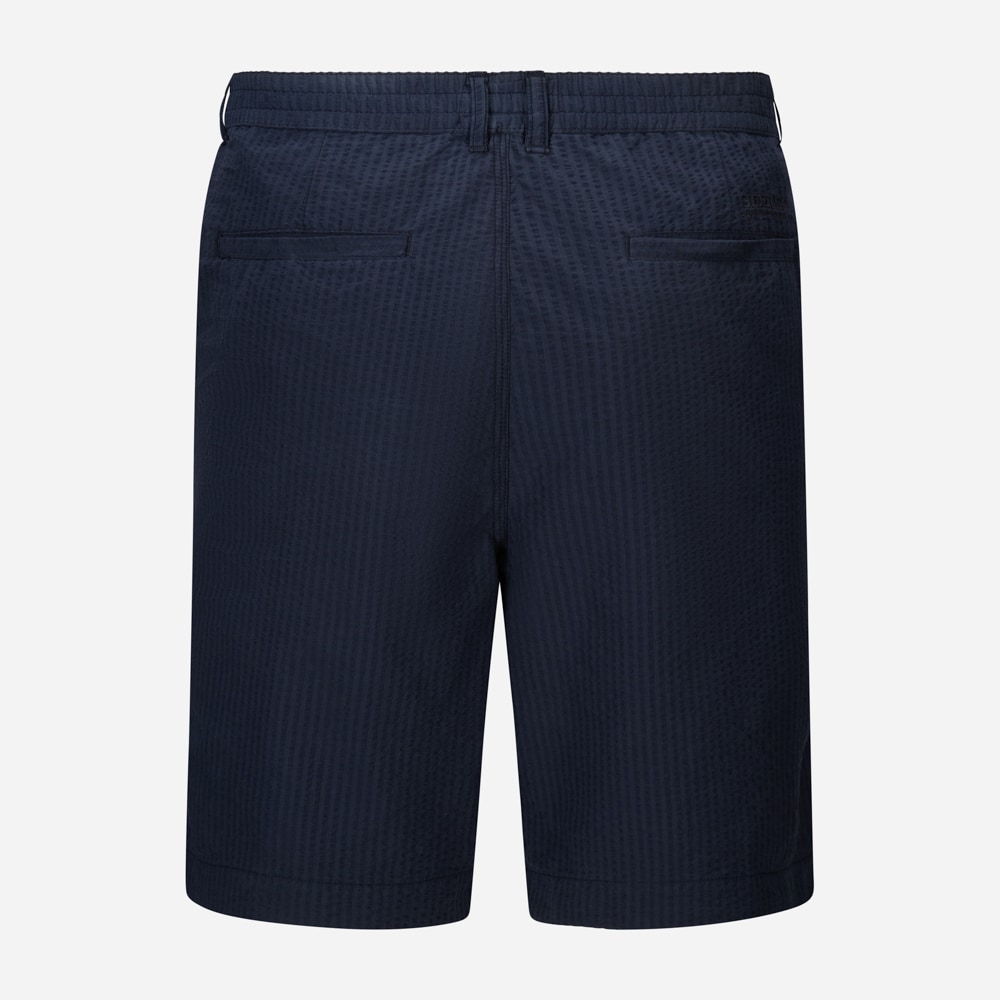 Seersucker Shorts - Navy
