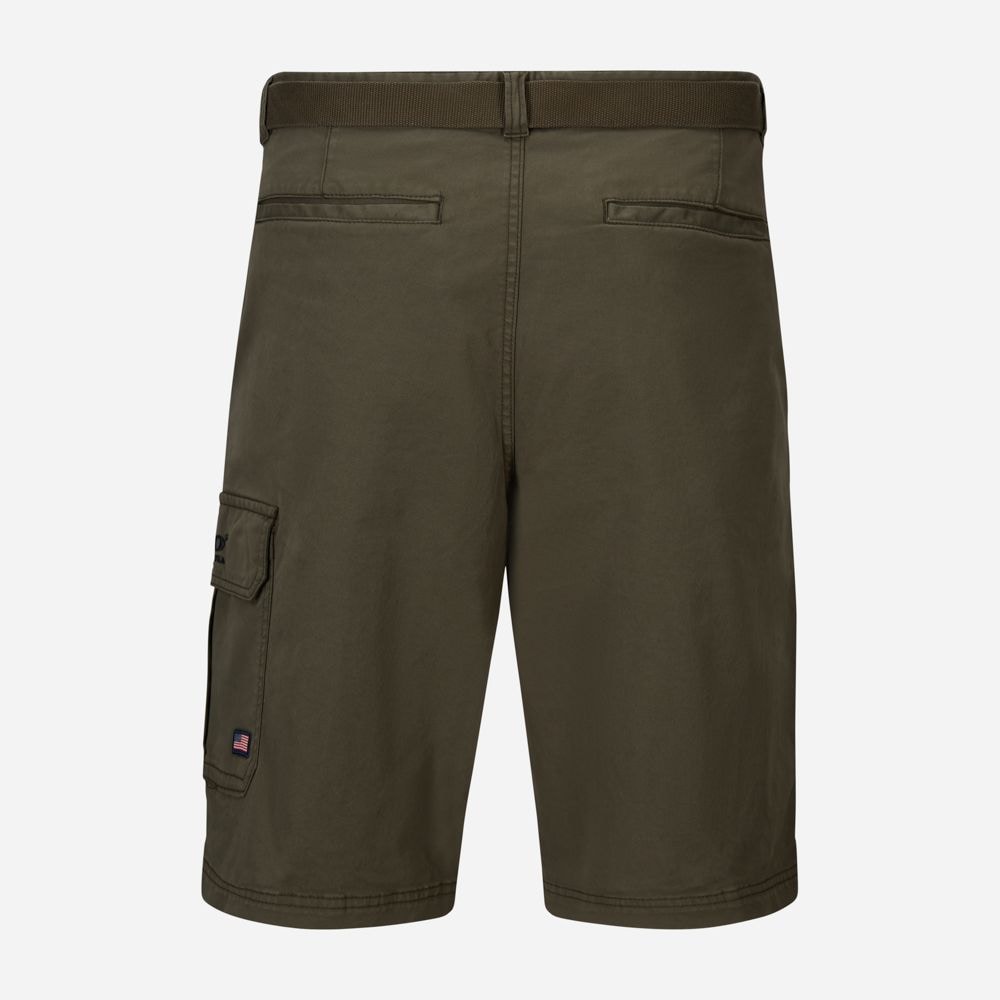 Outwashed Pocket Shorts - Dark Sage