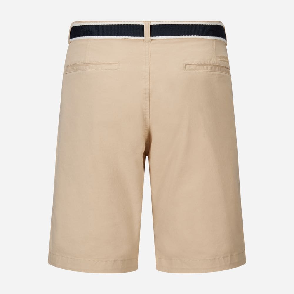 Belted Bermuda Shorts - Sand