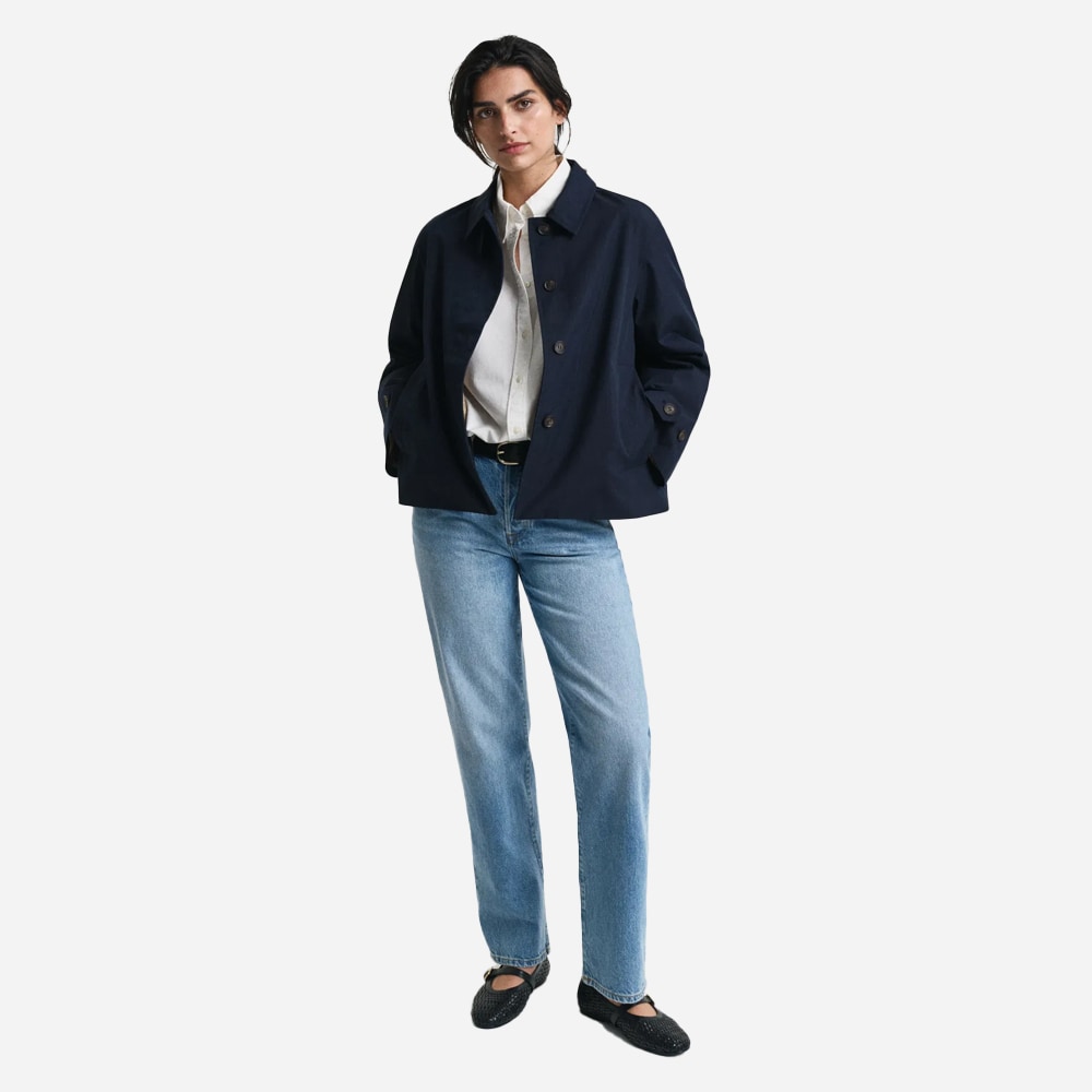 Car Coat Short - Evening Blue