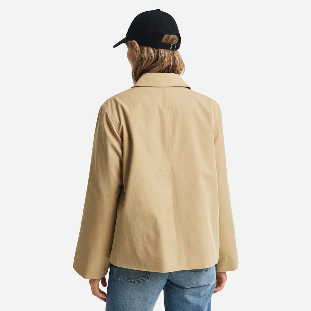 Car Coat Short - Oak Beige