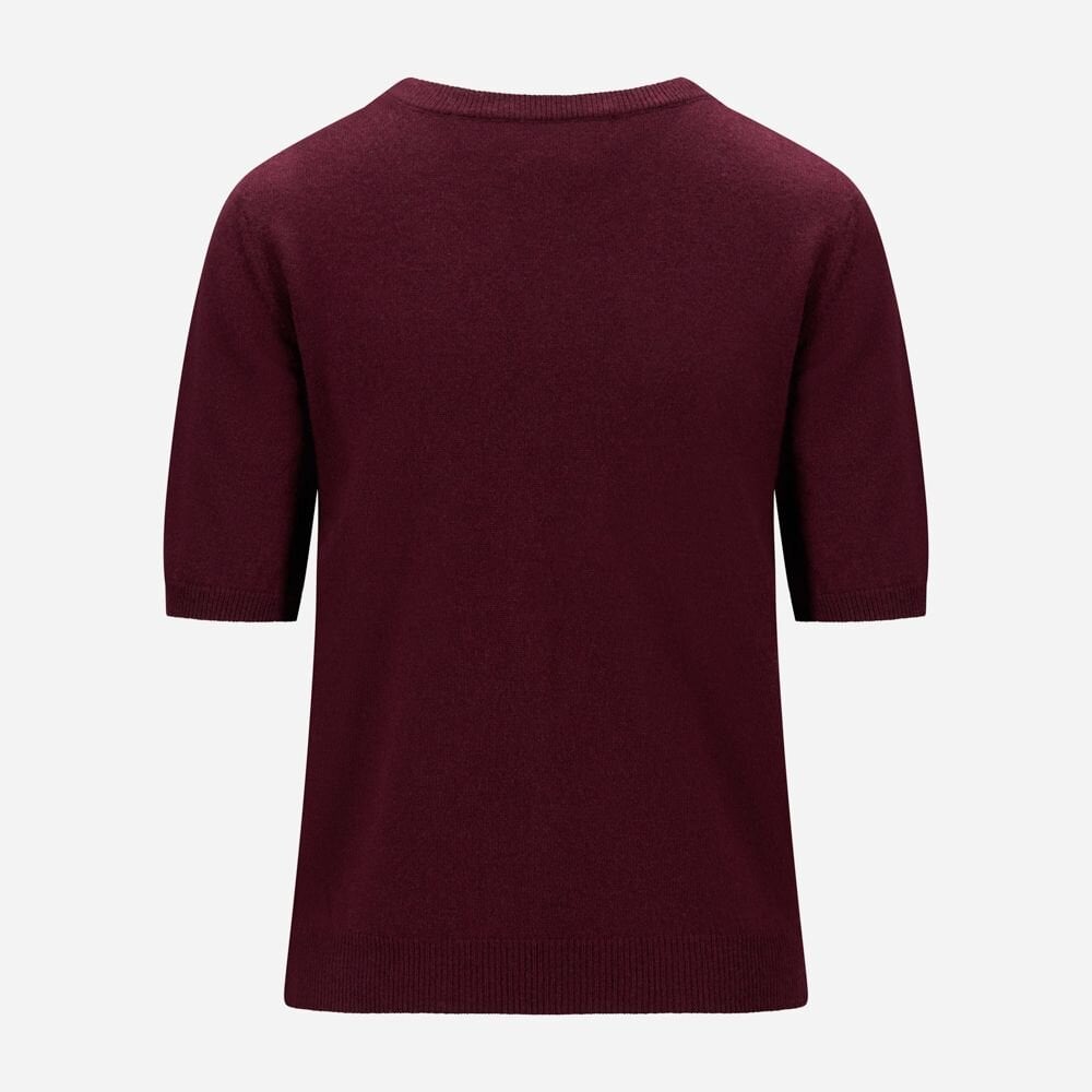 Marthe Tee Cashmere Blend - Plum