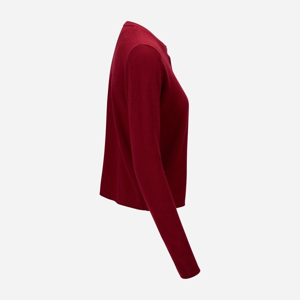 Clara Cardigan Cashmere Blend - Cherry