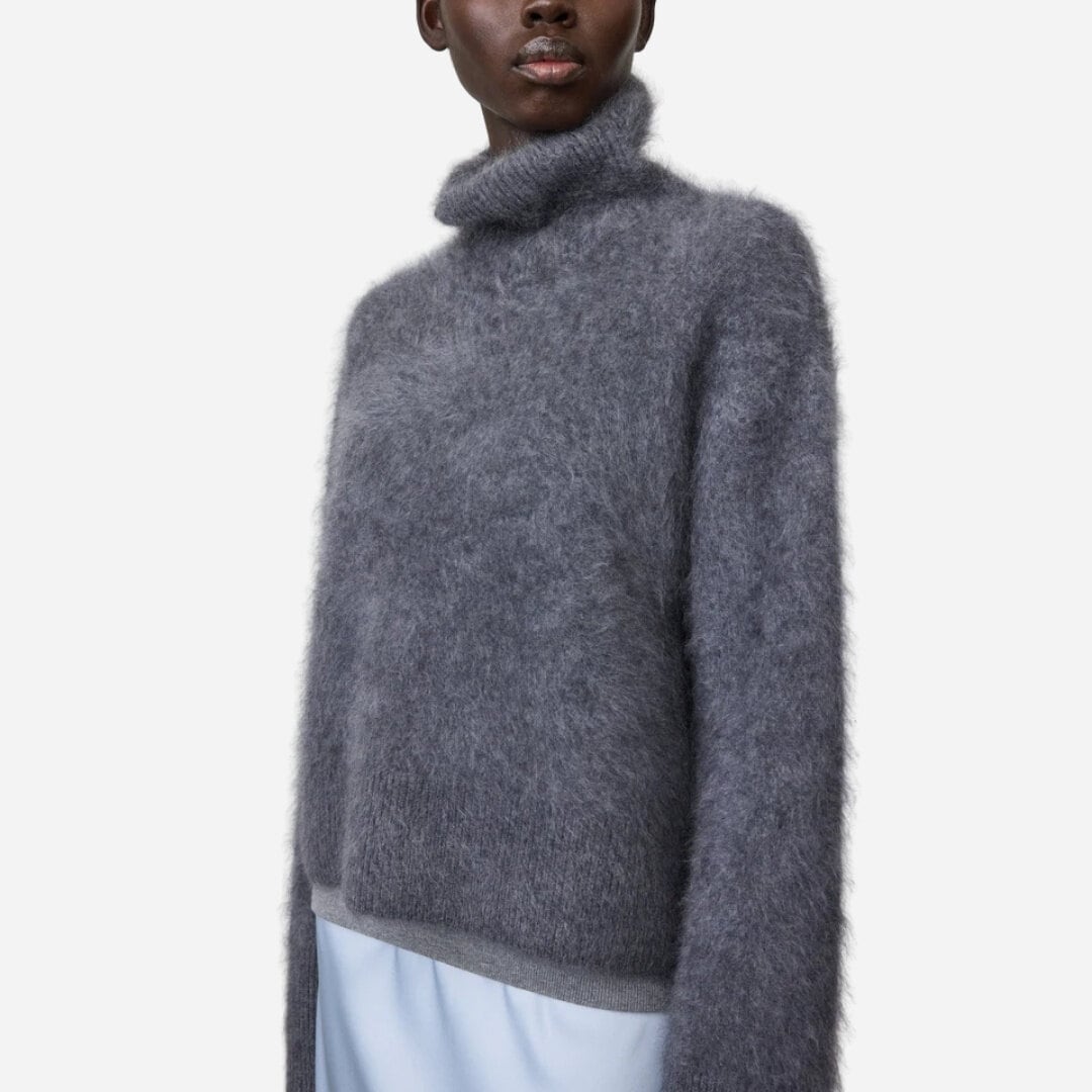 The Floren Sweater - Graphite Brushed