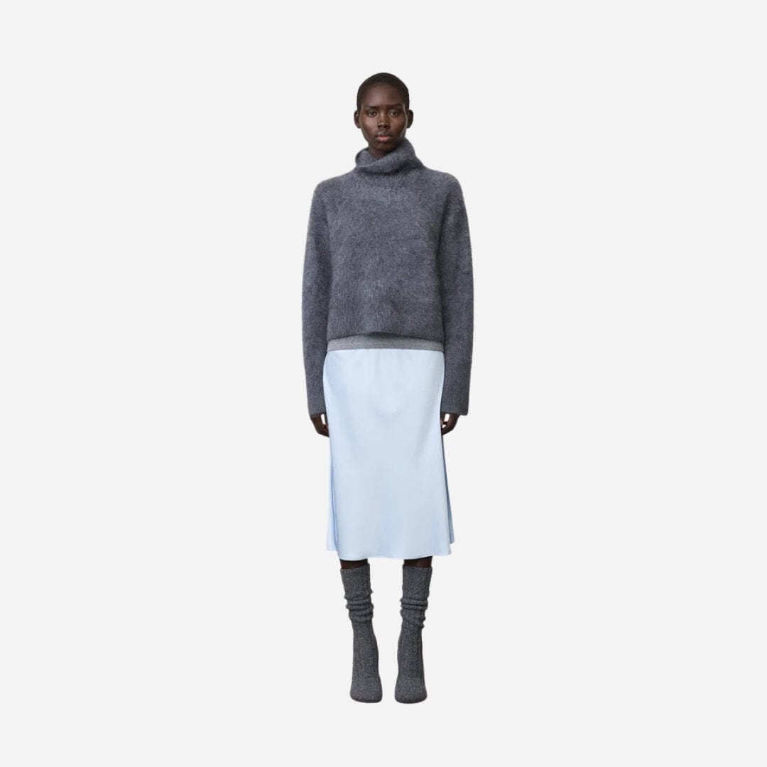 The Floren Sweater - Graphite Brushed