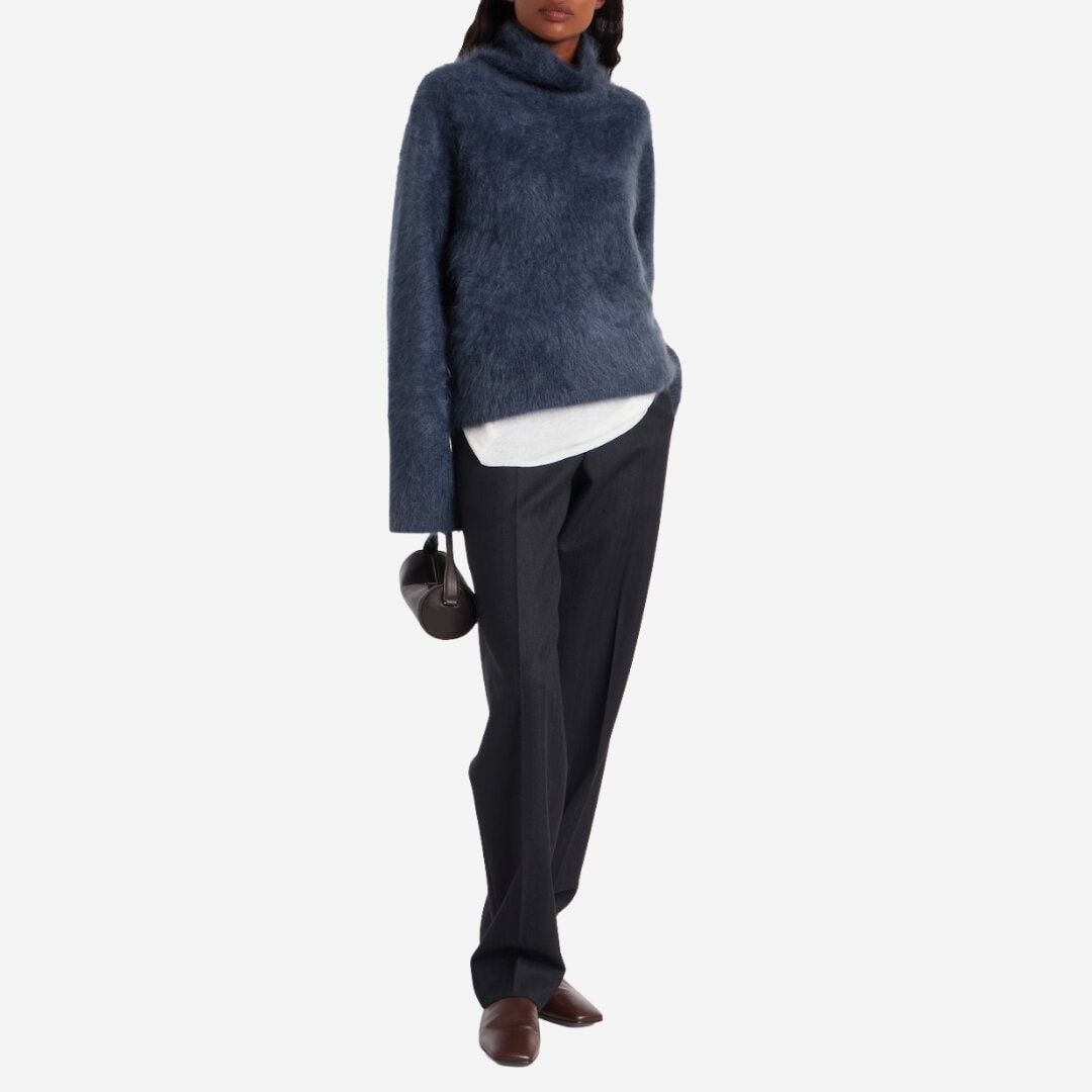 The Floren Sweater - Night Fall Brused