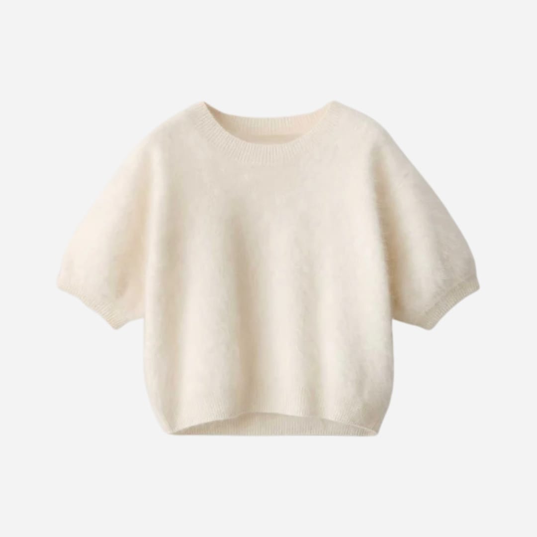 The Juniper Sweater - Cream Brushed