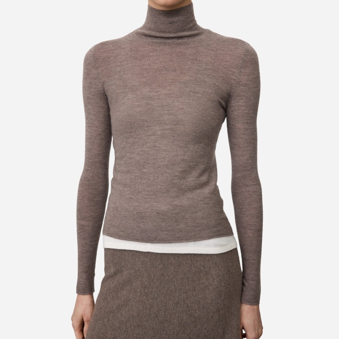The Lory Sweater - Deep Truffle