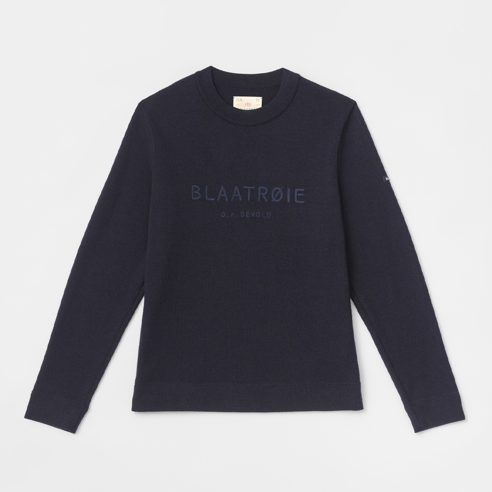 Blaatrøie No 1 Embrodery - Dark Navy