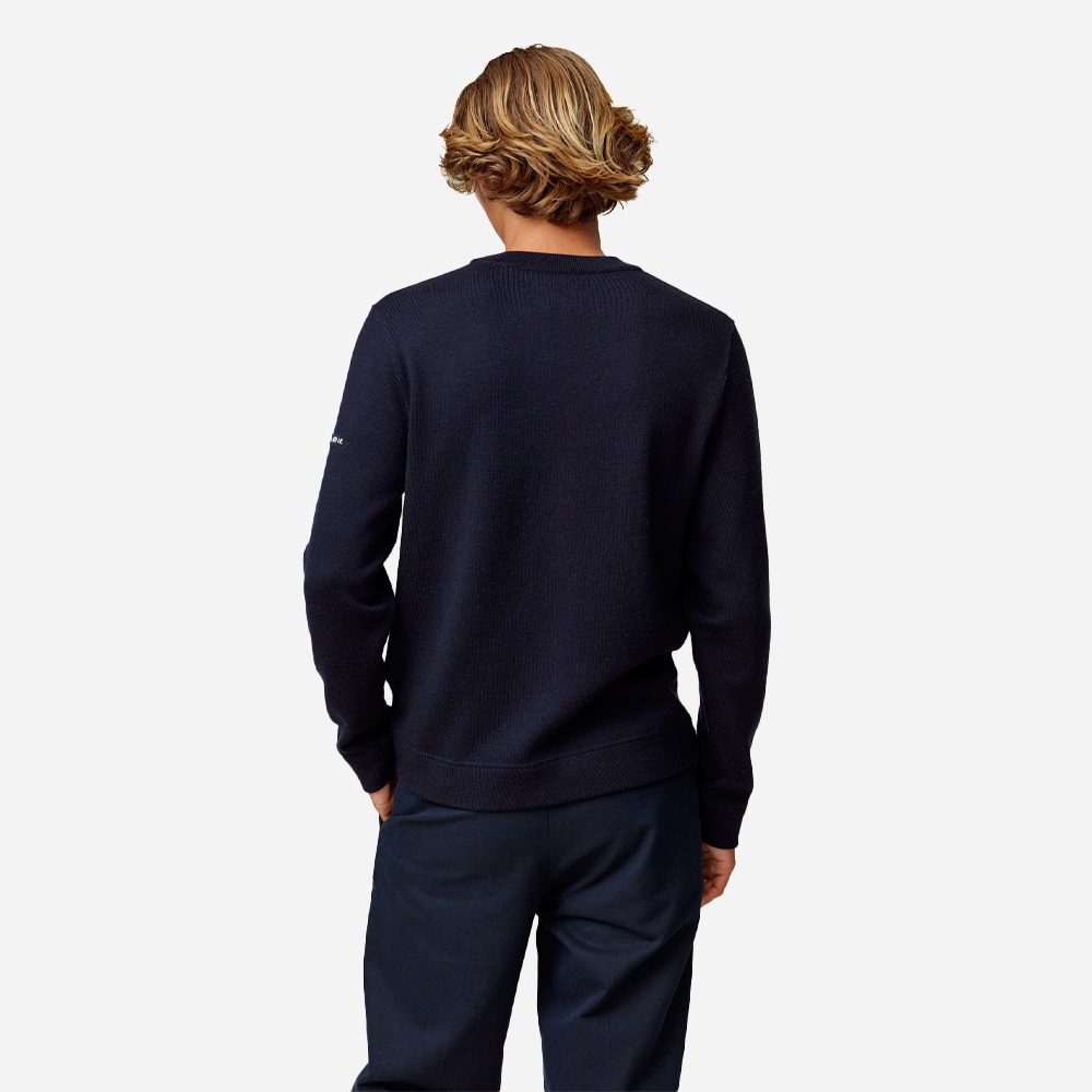 Blaatrøie No 1 Embrodery - Dark Navy