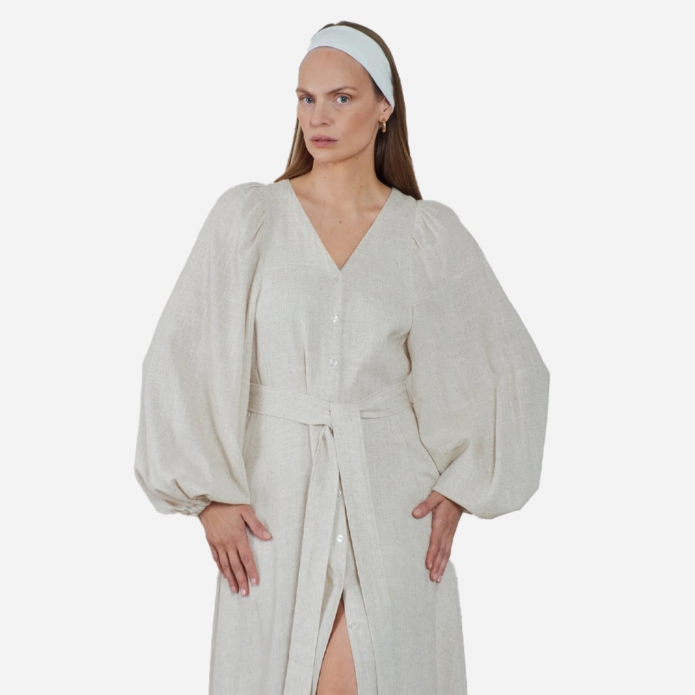 Milla Linen Blend - Ecru Melange