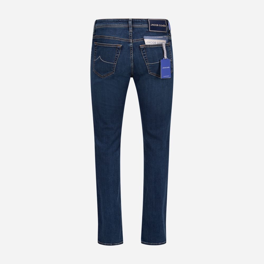 Bard Slim Fit Stretch Jeans - Dark Blue