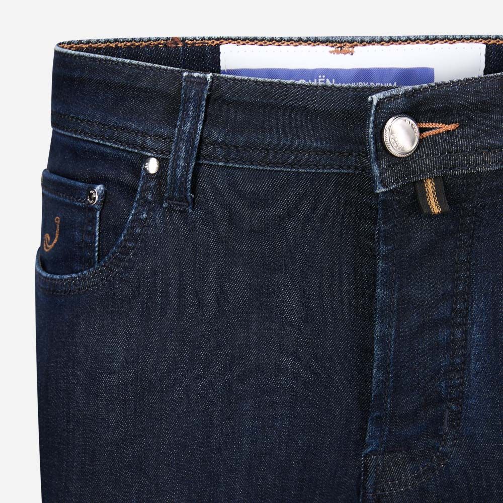 Bard Slim Fit Stretch Jeans - Dark Blue