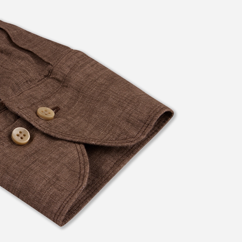 Fitted Body Linen - Light Brown