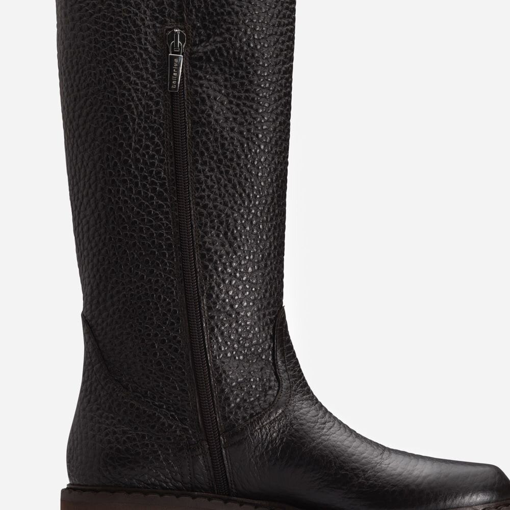 High Leather Boots W/Buckle - Alce T.Moro