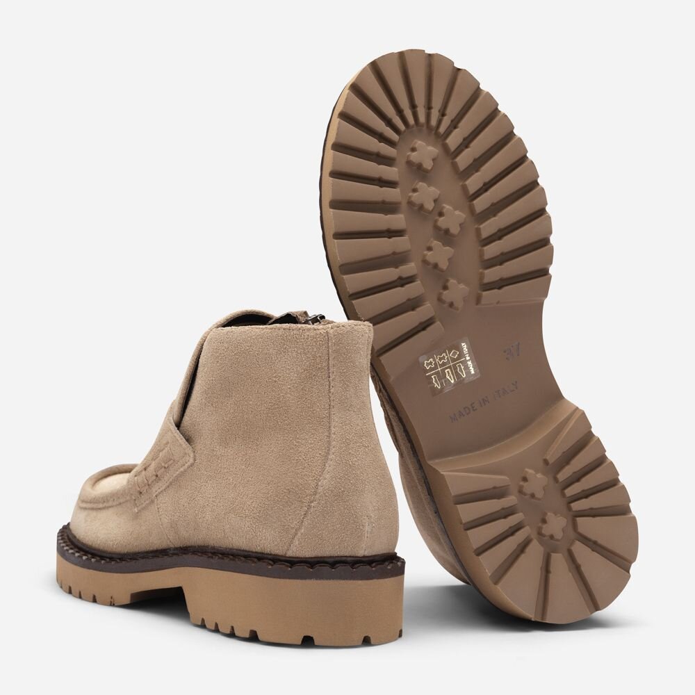 High Shoe Penny Loafer - Velour Avola