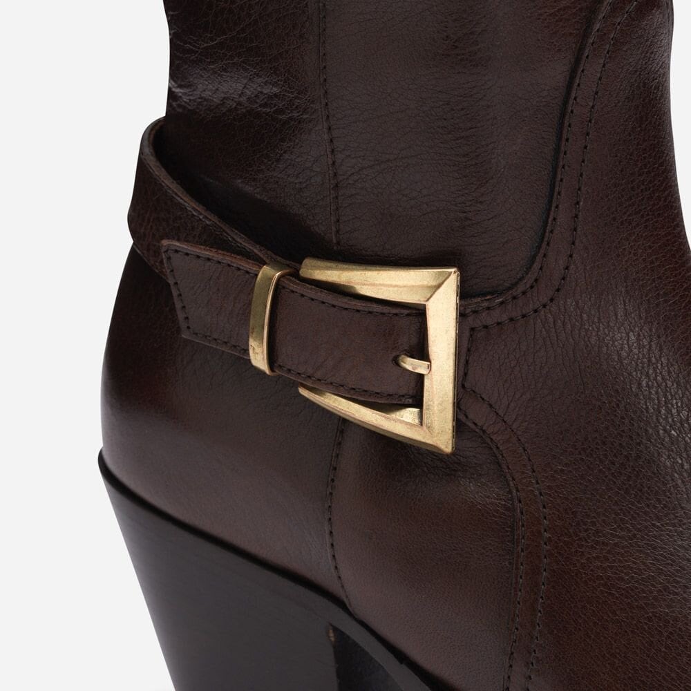 High Boots W/Buckle - Mex Sequoia