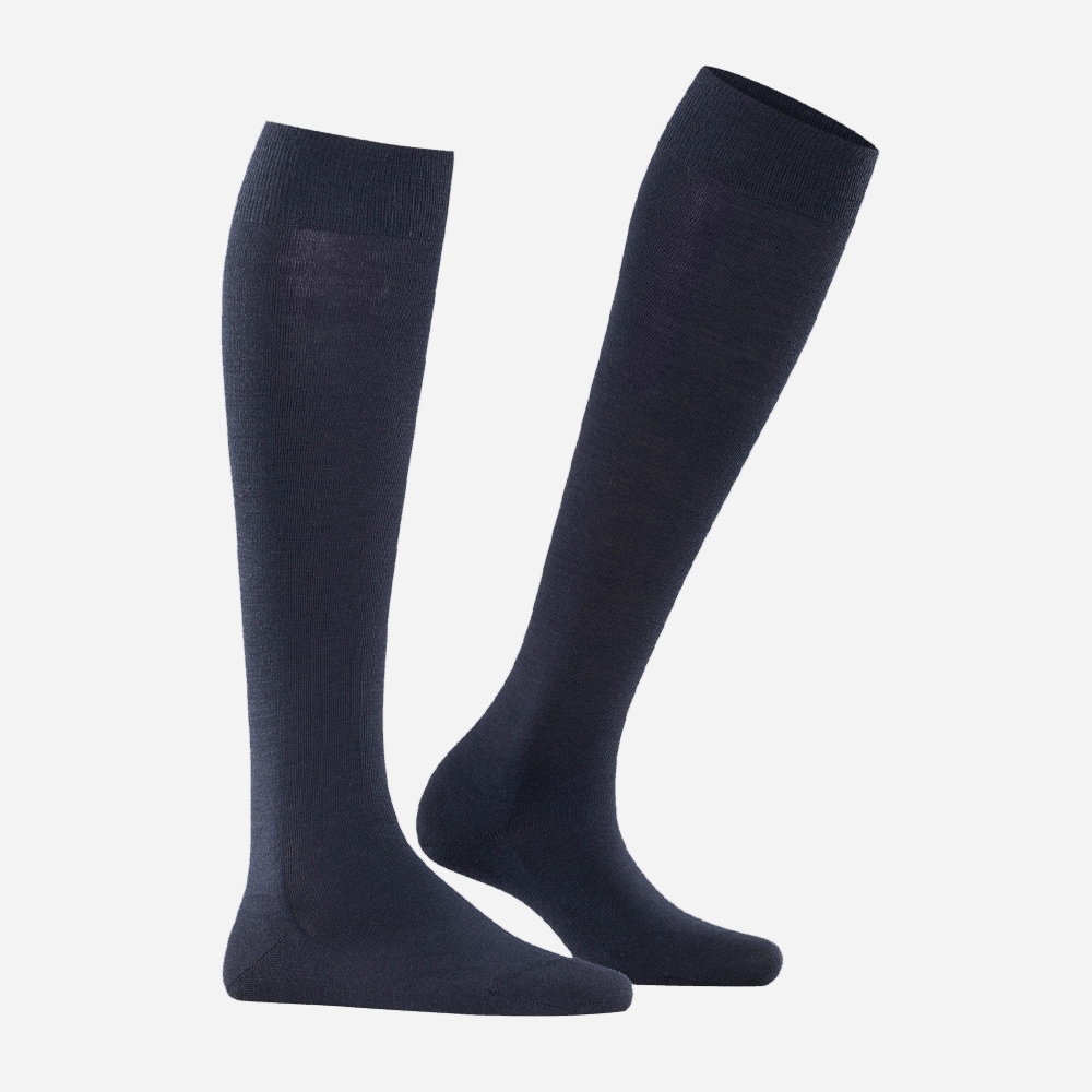 Soft Merino Knee High - Dark Navy