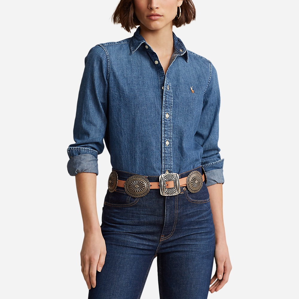 Slim Fit Denim Shirt - Merced Wash