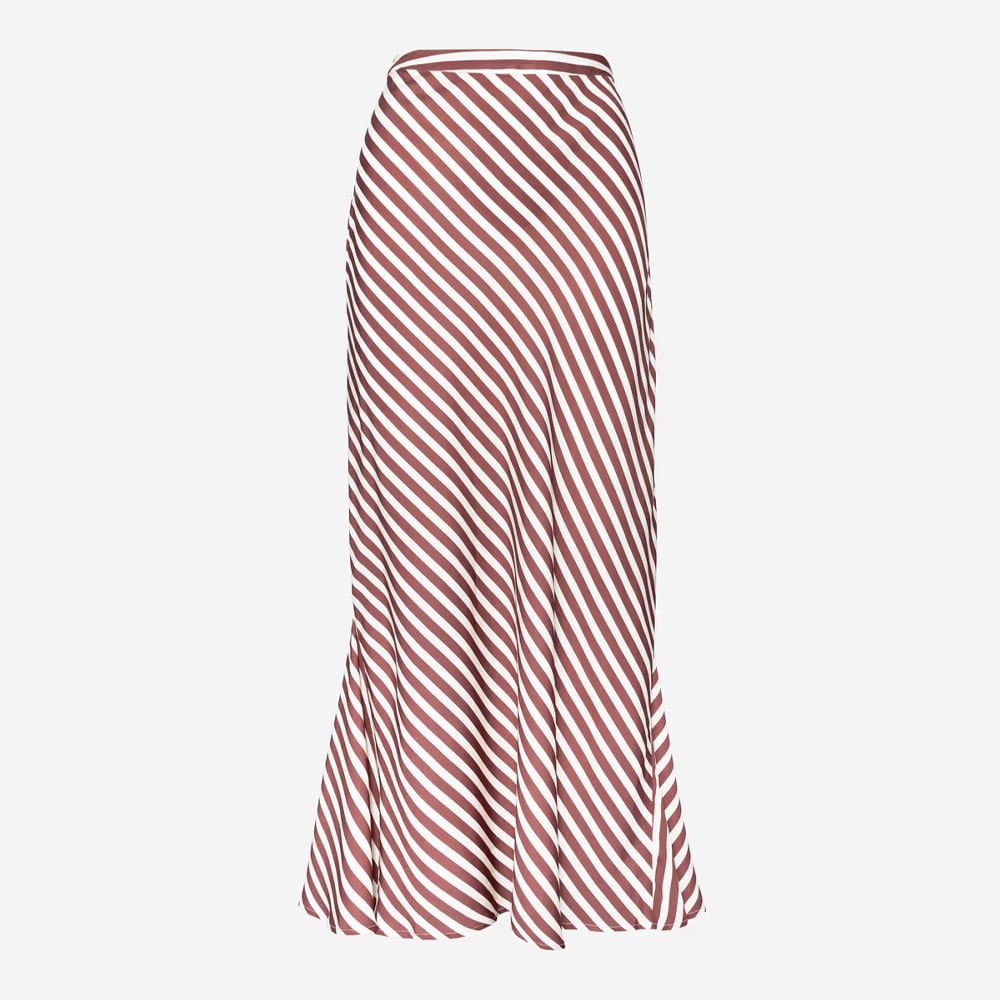 Hyro Skirt - Terracotta Stripe