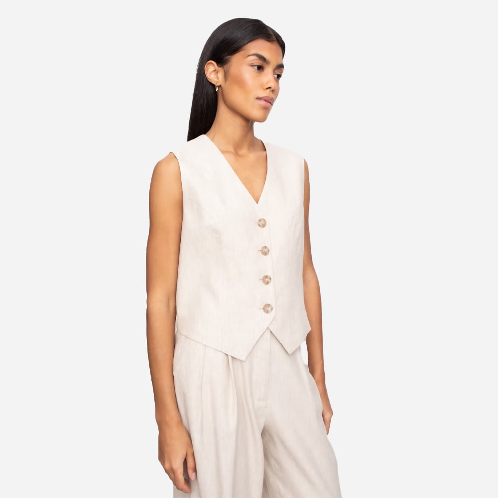 Vivienne Vest - Light Sand