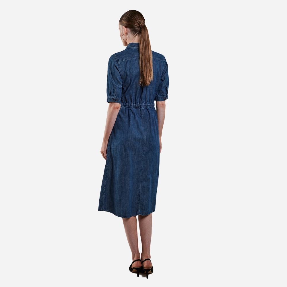 Jolene Cargo Dress - Dark Indigo