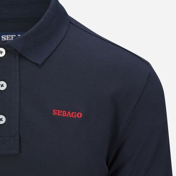 Outwashed Logo Pique - Navy