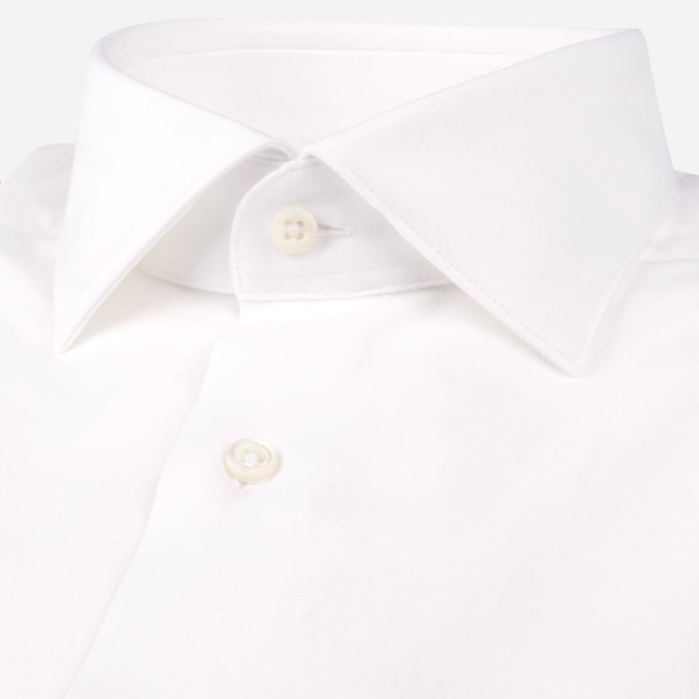 Slimline Jersey Shirt - White