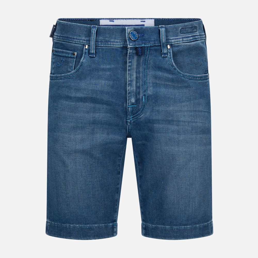 Nicolas Denim Shorts - Medium Blue