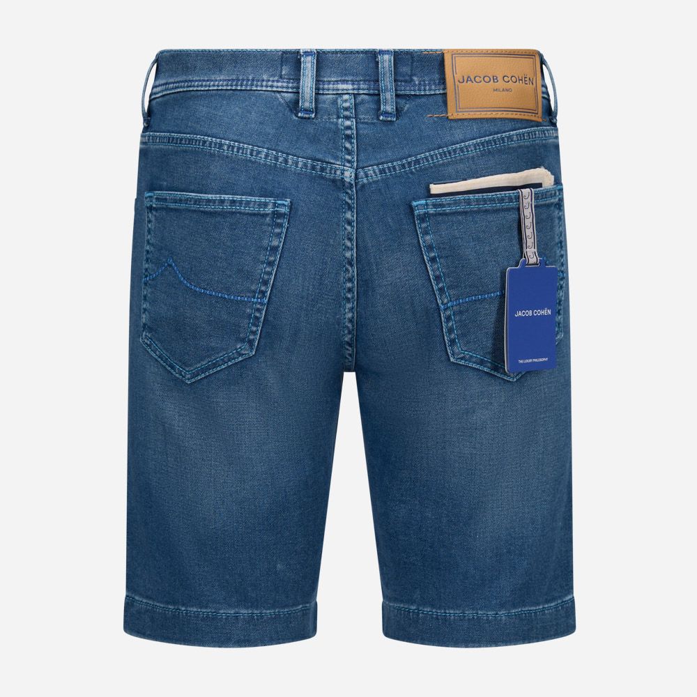Nicolas Denim Shorts - Medium Blue
