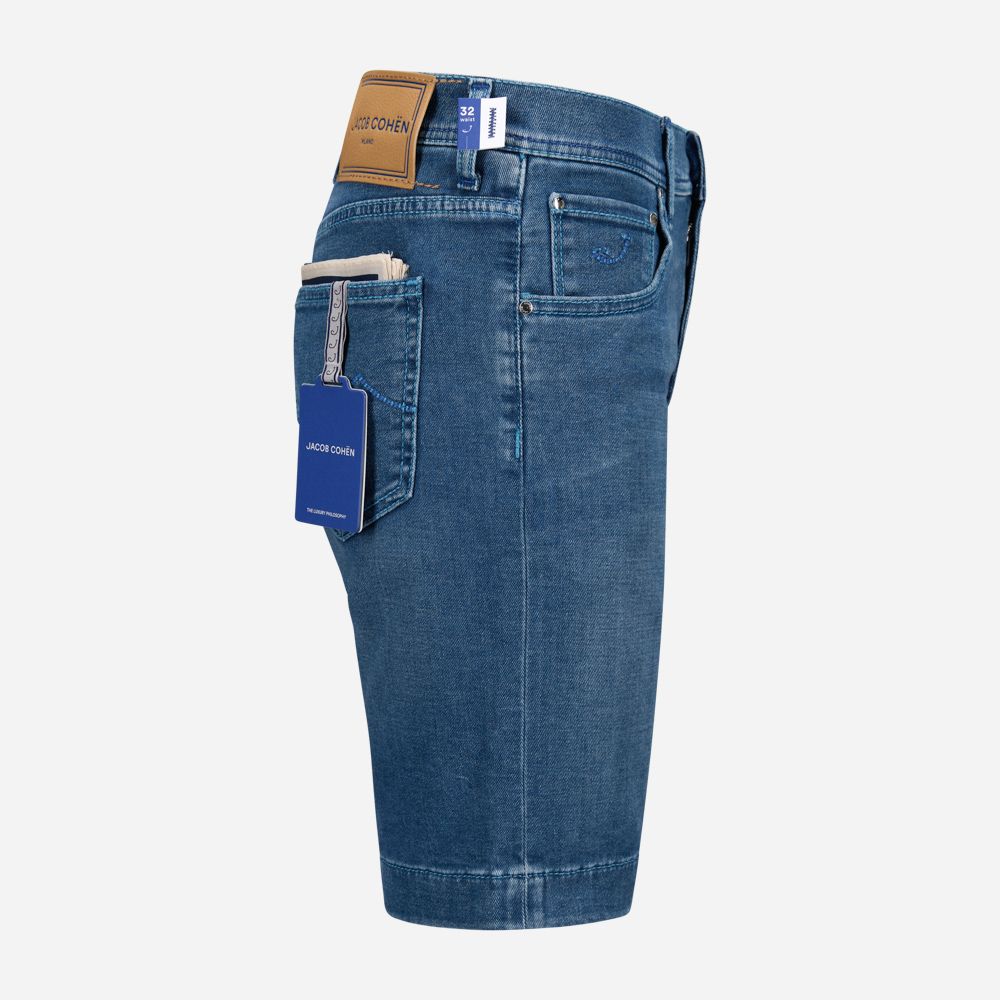 Nicolas Denim Shorts - Medium Blue