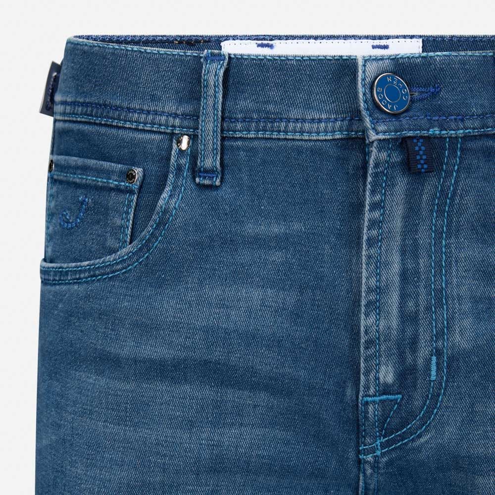 Nicolas Denim Shorts - Medium Blue