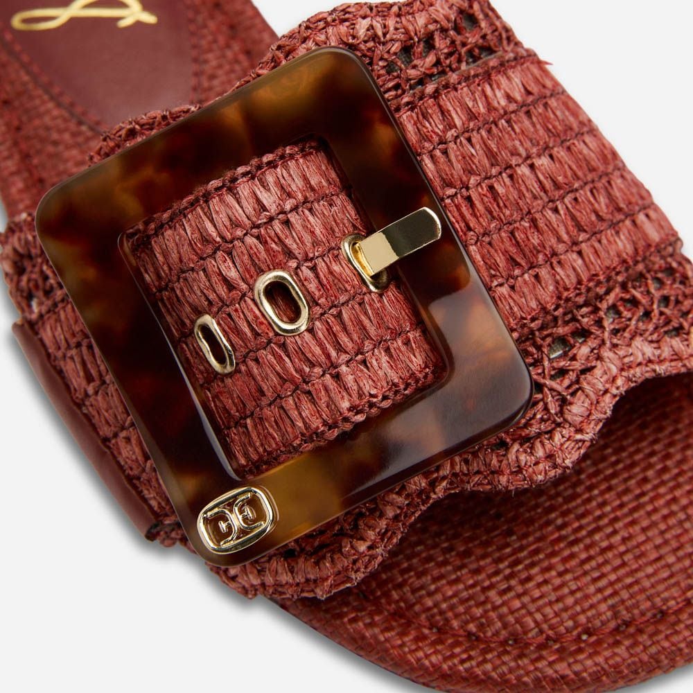 Bambi Slide Sandal - Warm Sienna