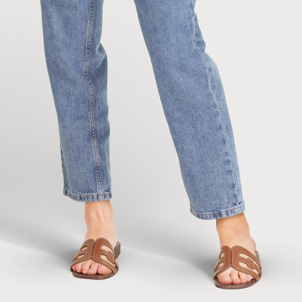Bay Slide Sandal - Saddle Leather