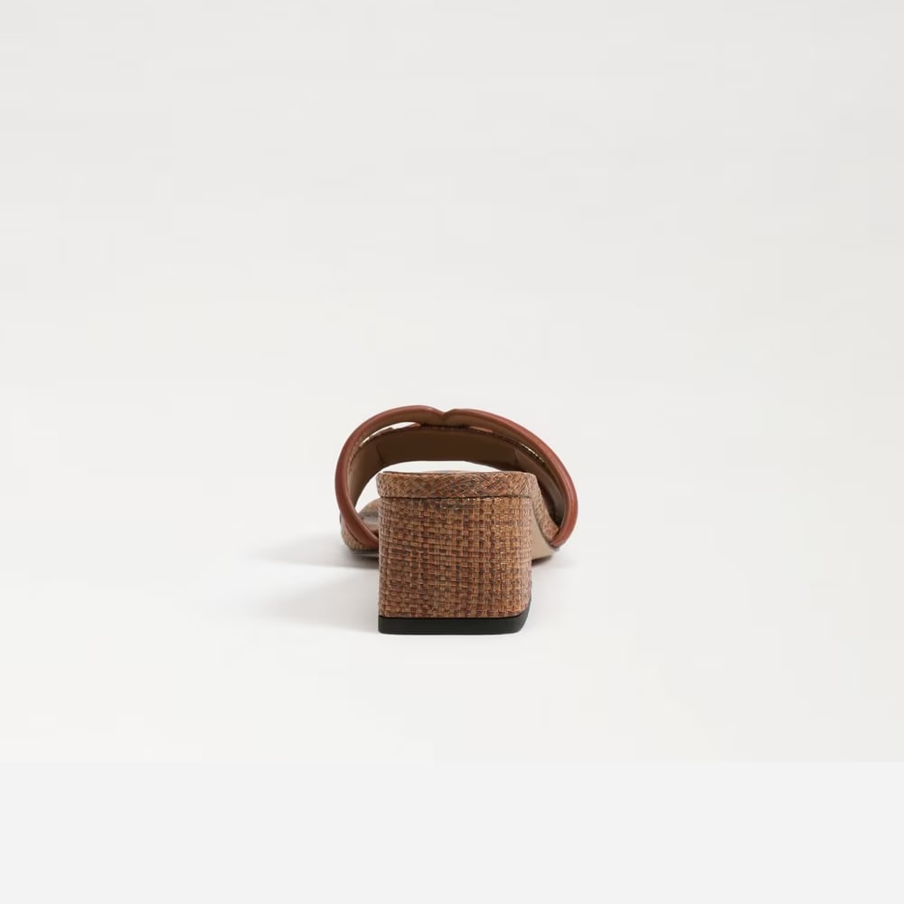 Waylon Slide - Rich Cognac/Cuoio Weave