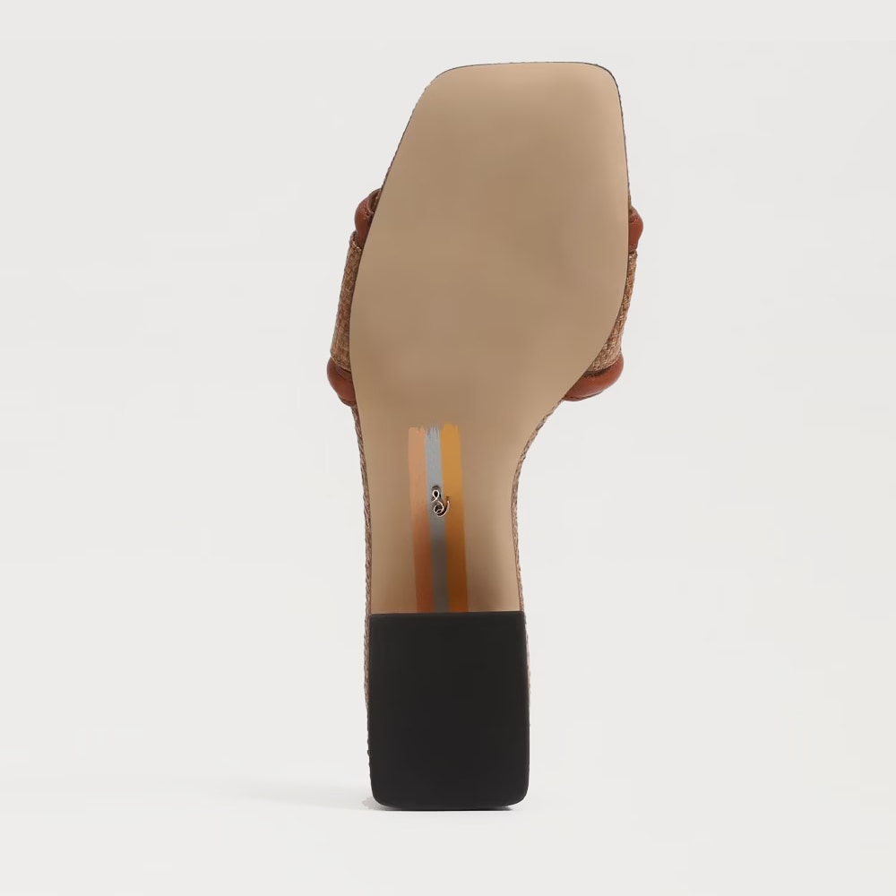 Waylon Slide - Rich Cognac/Cuoio Weave