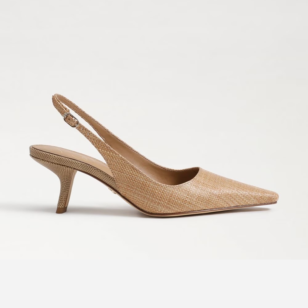 Bianka Slingback Pump - Raffia