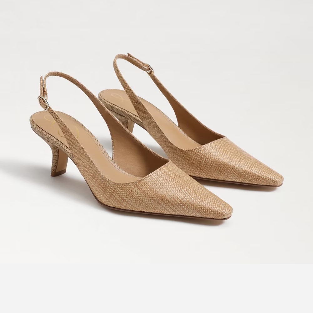 Bianka Slingback Pump - Raffia