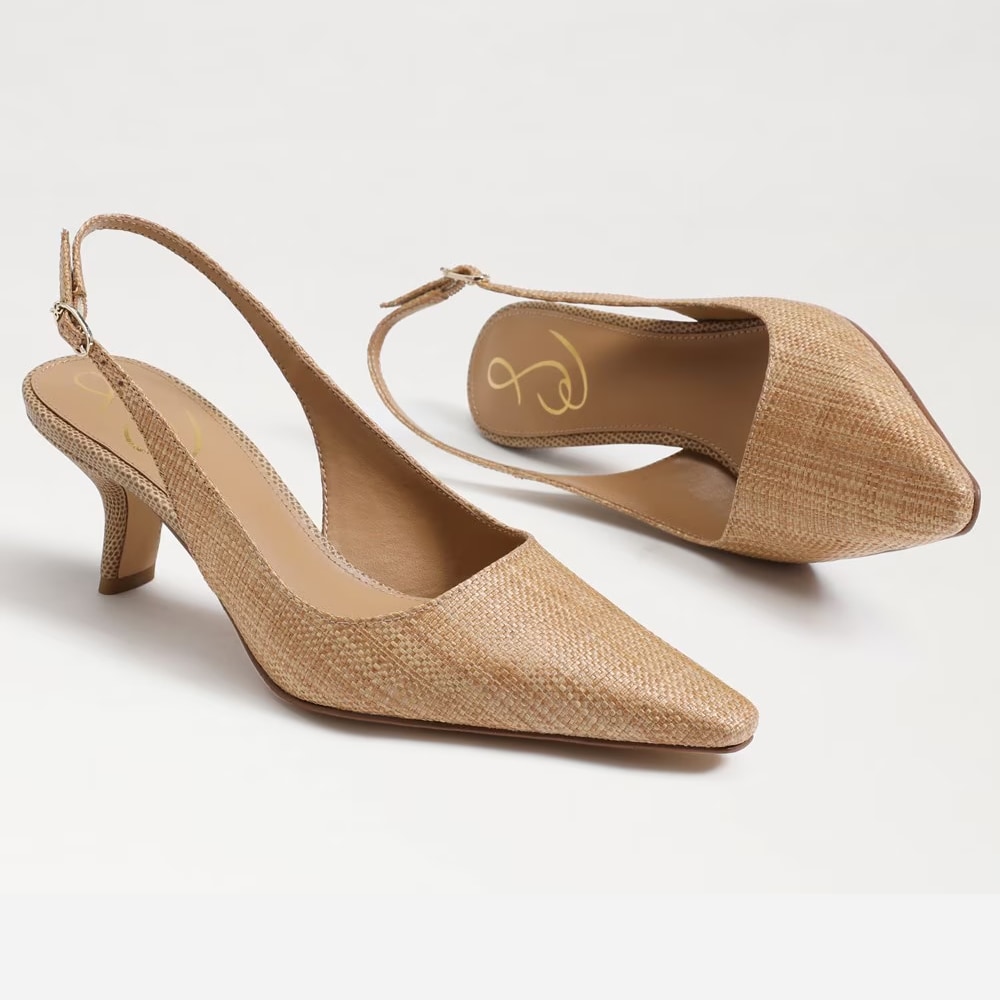 Bianka Slingback Pump - Raffia