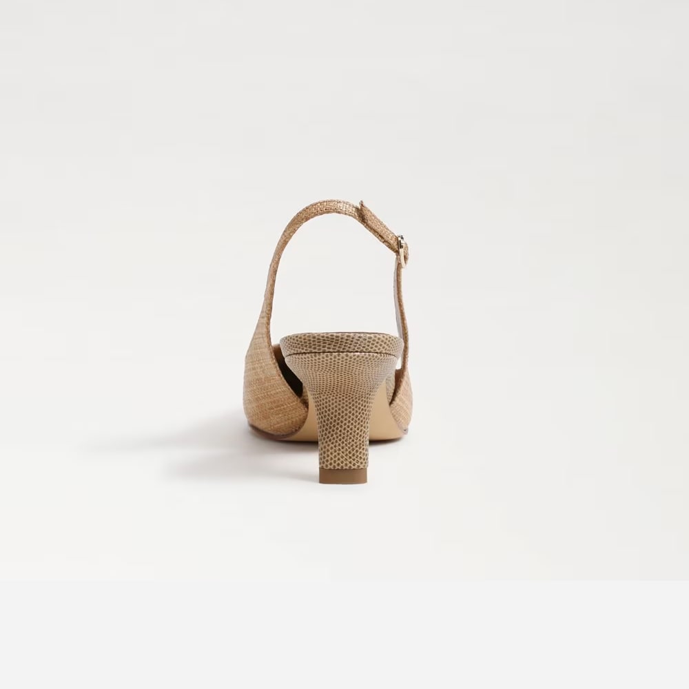 Bianka Slingback Pump - Raffia