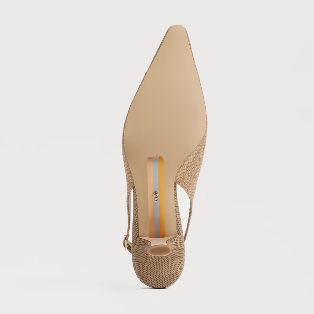 Bianka Slingback Pump - Raffia